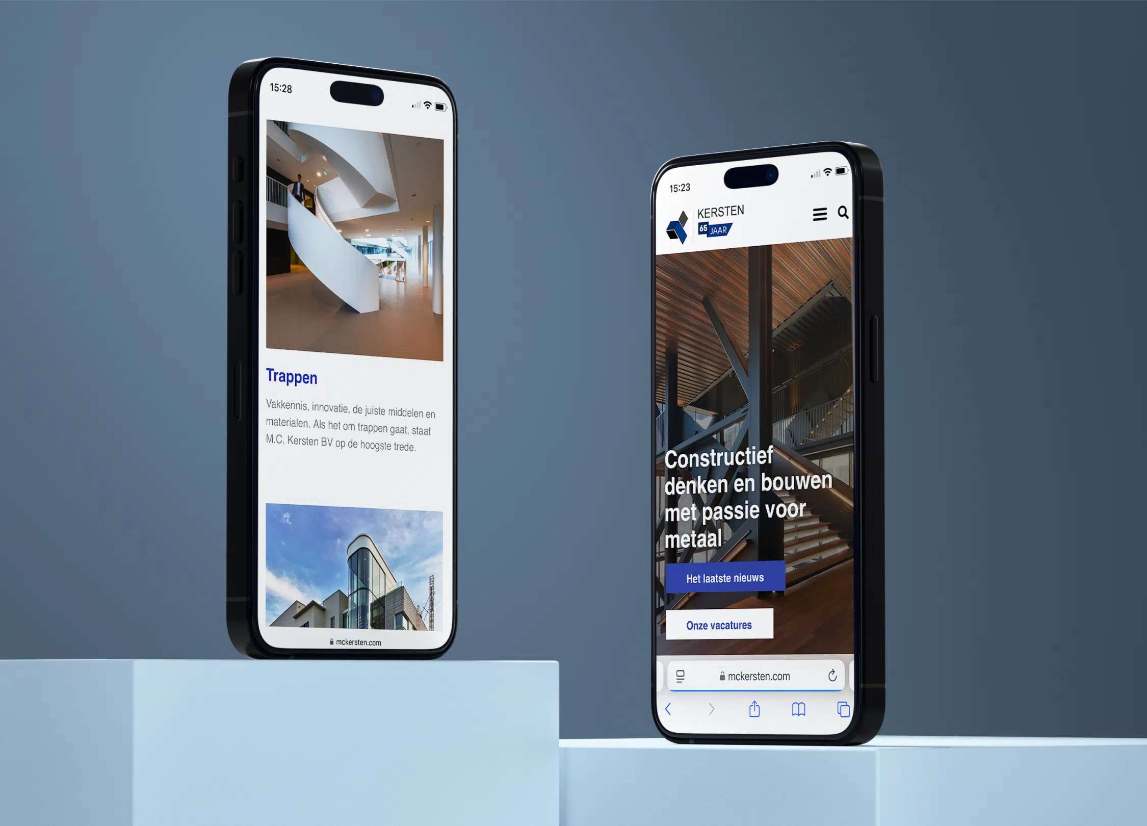 mobile first design voorbeeld 2